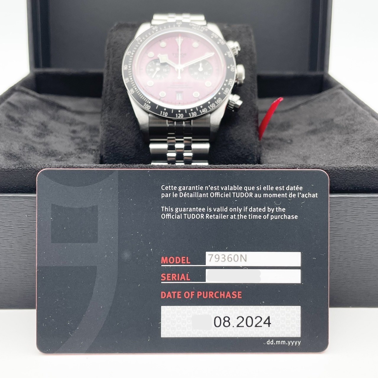 s.19.78  【極美品】 チュードル TUDOR 79360N トケマー:美品 チューダー TUDOR ブラックベイ クロノ 79360N 白文字盤