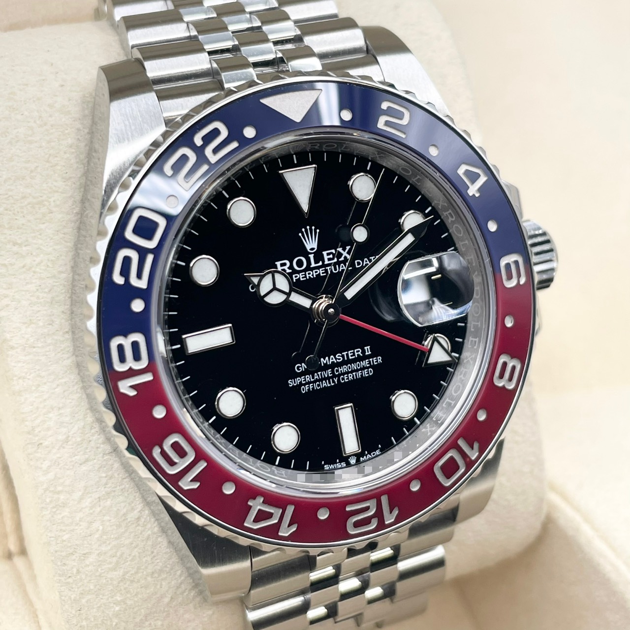 �ڿ����ݾڽ���°���ۥ���å��� GMT�ޥ�����II 126710BLRO �ڥץ� ����ӥ꡼�֥쥹 �֥�å� 40mm