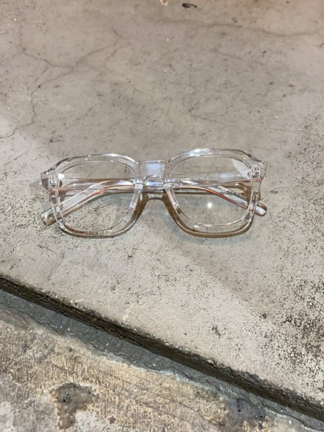 受注制【Chikashitsu +】clear sunglasses