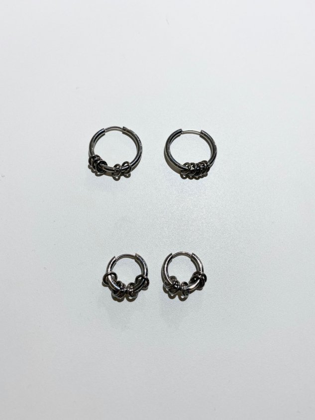受注制【Chikashitsu +】design pierced earrings / 【チカシツプラス