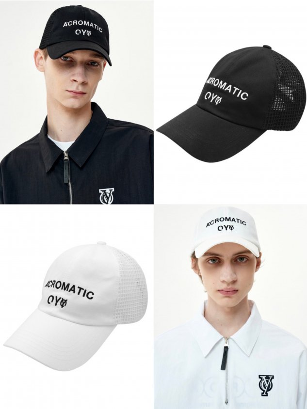 【OY】SLOGAN LOGO MESH CAP