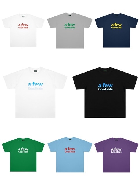 【A FEW GOOD KIDS】Colorful Logo Tee