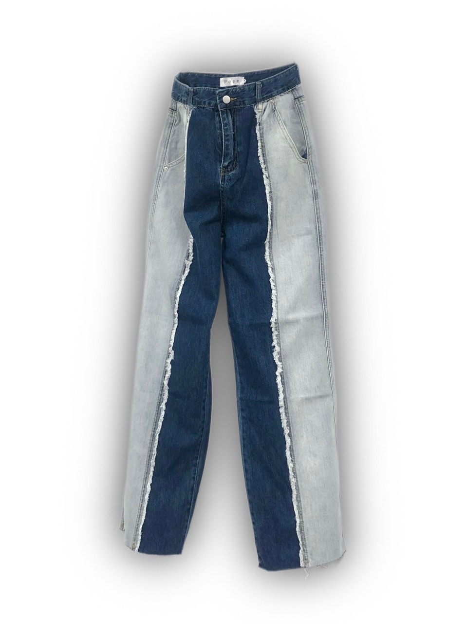 denim リメイク デニム xu dog y2k 受注制【Never mind the XU】setup denim pants (2color) | OUR