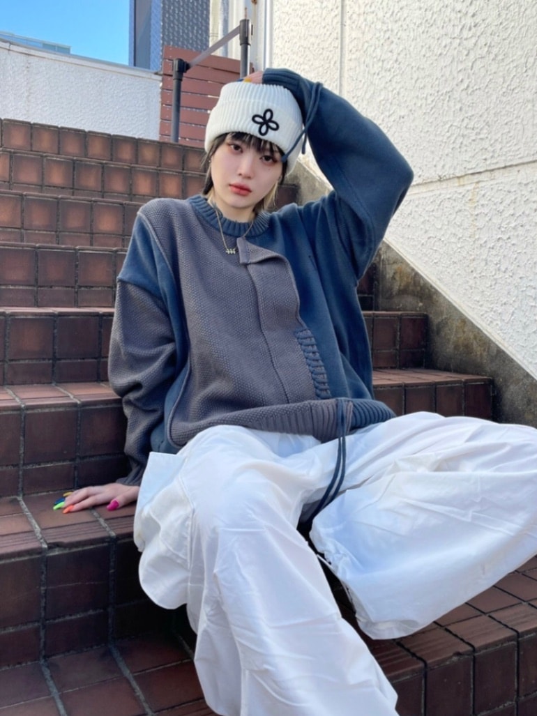 受注制【XU DOG】oversized design knit