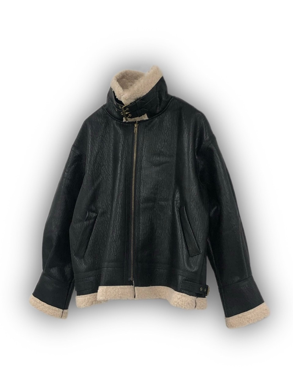 Rosen Kreuz】vegan zip letaler jacket