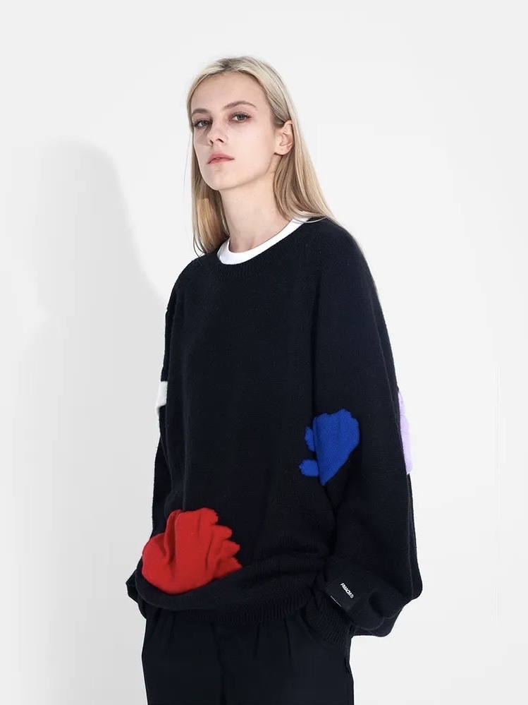 FMACM】JACQUARD ROUND NECK SWEATER | OUR BRAND,FMACM