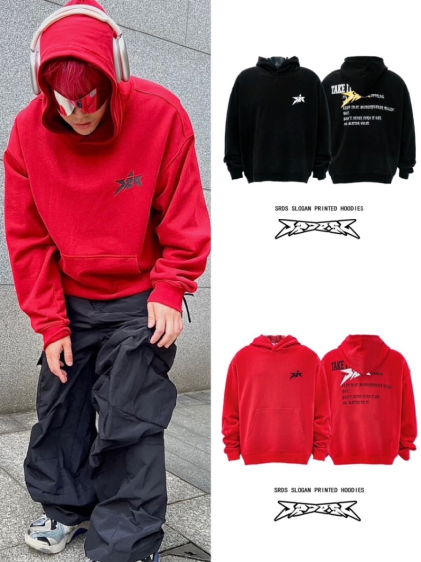 【SAD REBORN DOLLS】SHOOTING STAR LOGO HOODIE