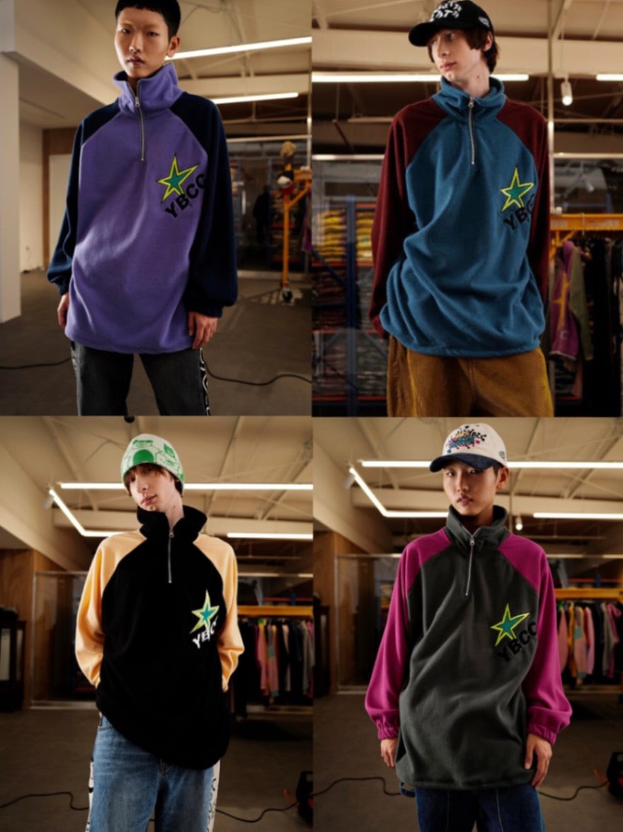 【YOUTHBATH】Star Fleece Anorak