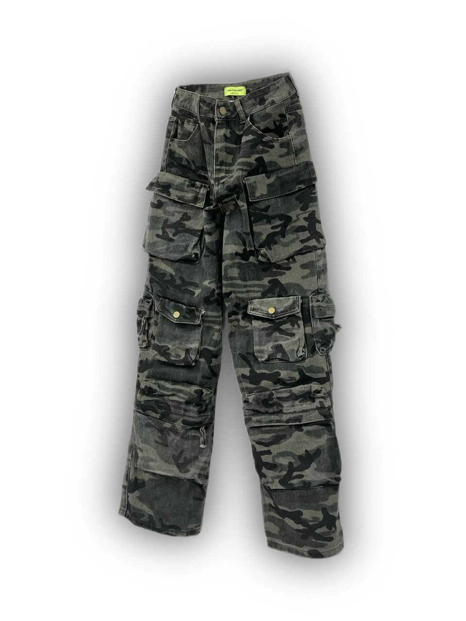 カーゴパンツ HUECLOSET Cut Carpenter Camouflage Pants Hollister LOOSE FIT CARPENTER CAMOUFLAGE CARGO PANTS SIZE 34