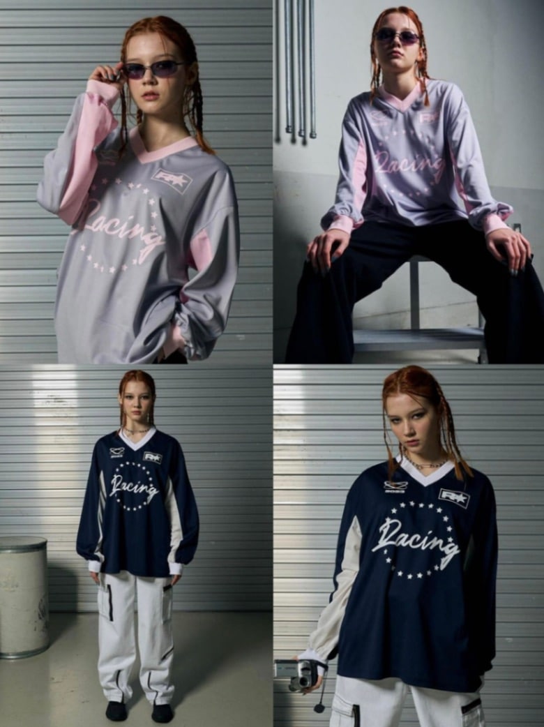 【runningHIGH】MOTOR CYCLE JERSEY PULLOVER TOP