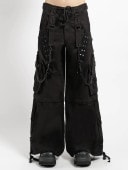 パンツ TRIPP NYC LLIC SILVER BIOTECH PANT Tripp NYC Metallic Biotech Pants [BLACK/SILVER] – VampireFreaks