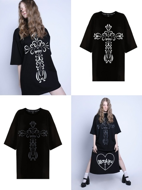 【激安】半額以下- 50%OFFの安い通販 モルフィン morph8ne Tシャツ 黒 青 白 トップス