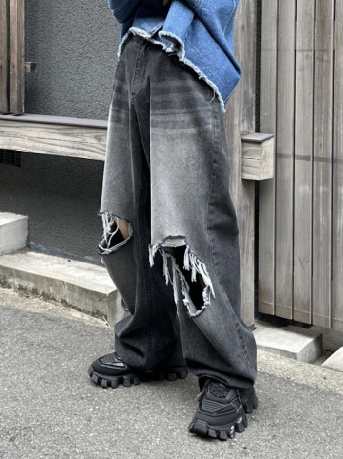 denim リメイク デニム xu dog y2k denim リメイク デニム xu dog y2k - メルカリ