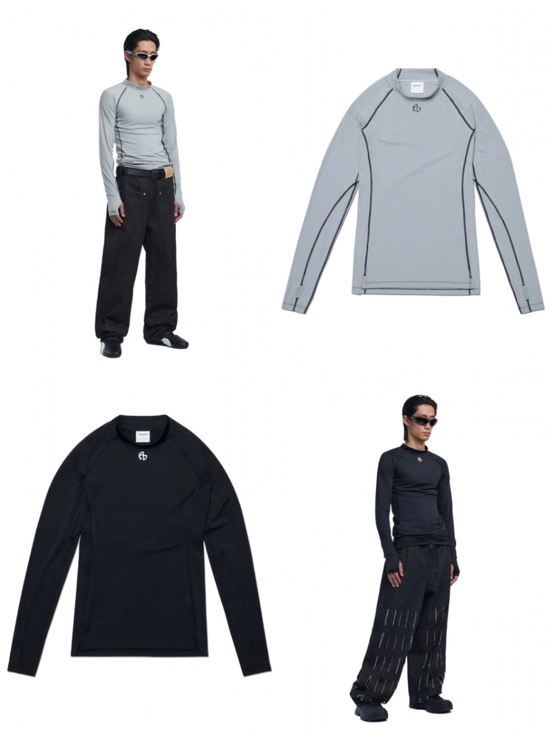 【NOMANUAL】S.F LONG SLEEVE TEE