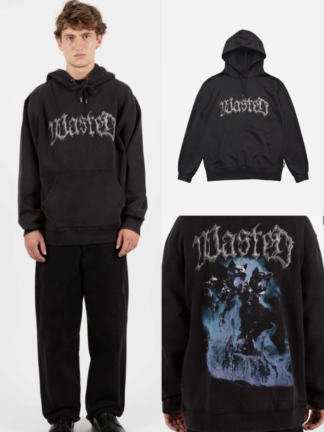 WASTED PARIS】HOODIE KNIGHT CORE | OUR BRAND,WASTED PARIS