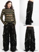 7/28再入荷【TRIPP nyc】BLACK BONDAGE PANT[IS267M] / 【トリップ