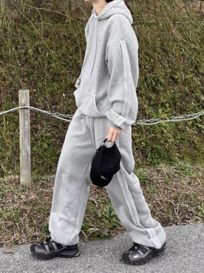 【youll】set up pigment sweat pants (2color)