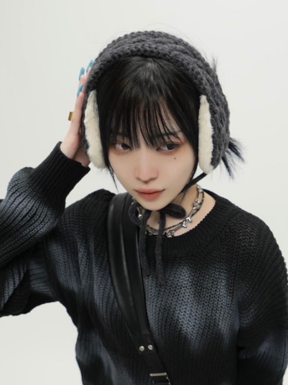 Never mind the XU】ear muffler (2color) / 【ネバーマインドザ