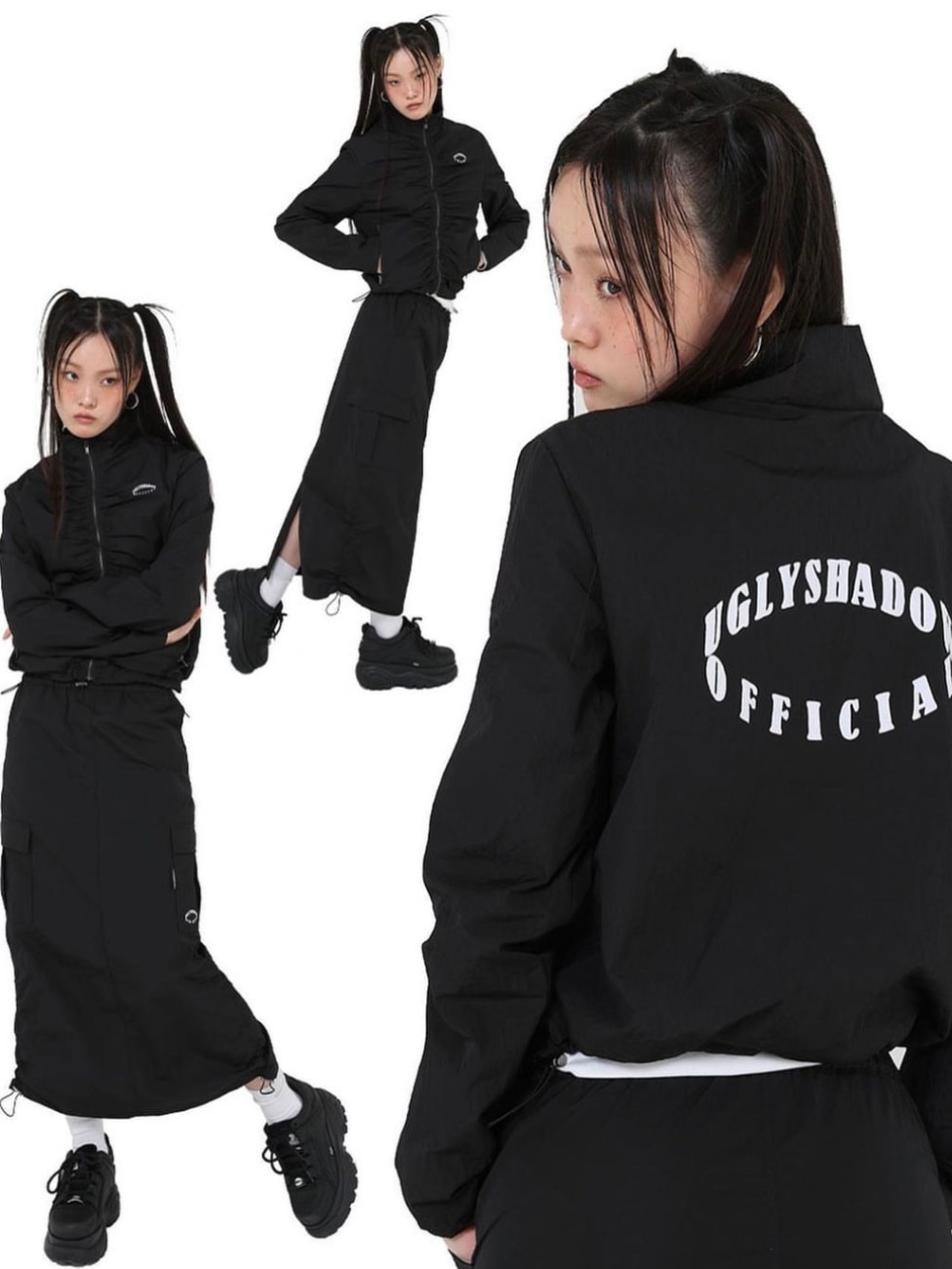 【Uglyshadow】OFFICIAL SHIRRING JUMPER (3color)