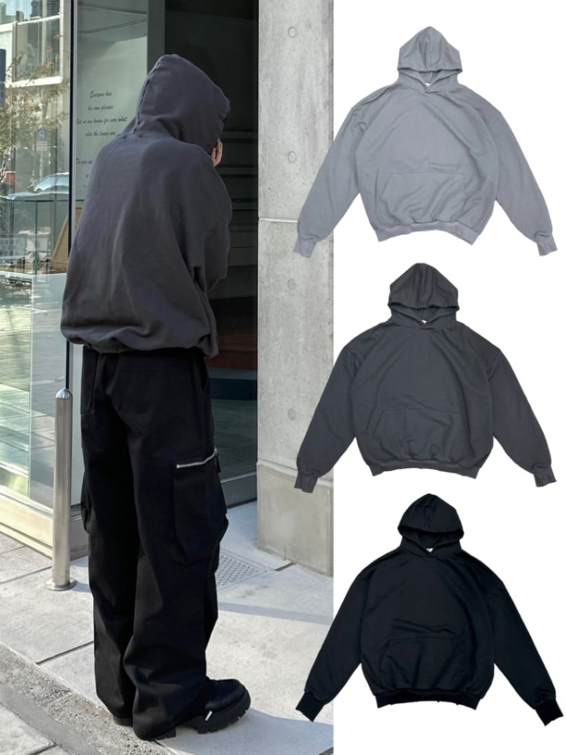 大阪店WEB限定【Chikashitsu +】damage arm warmer hoodie (3color) OUR BRAND