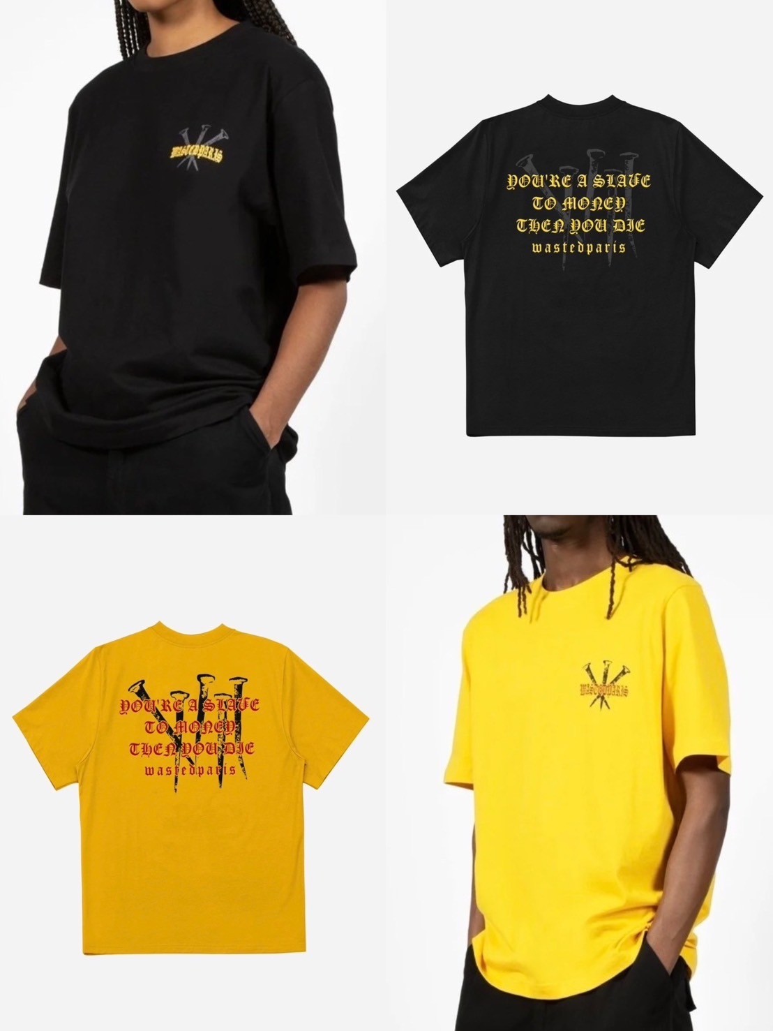 WASTED PARIS ウェイステッドパリス / Stake Logo T-Shirt WASTED PARIS tシャツ 「WASTED PARIS」T-SHIRT STAKE