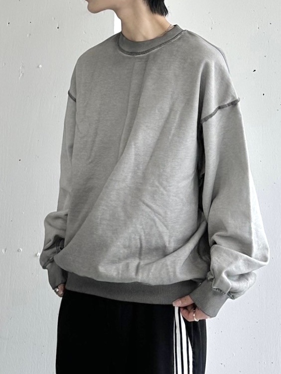 【XU DOG】spray design sweat shirt