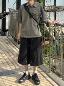 d5ove】Basic Washed Long-sleeved Tee / 【ダヴ】スモークウォッシュ