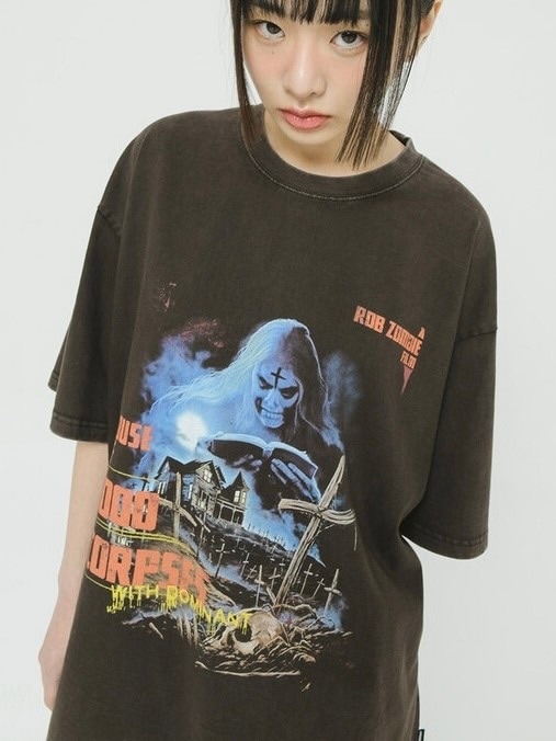 【DOMINANT】Vintage Washing Cemetary Tee