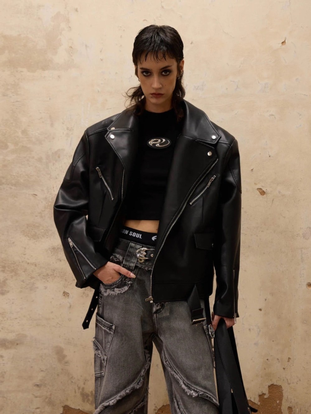 PERSONSOUL Leather Jacketレザージャケット 即日発送 PERSONSOUL Leather Jacketレザージャケット 即日発送
