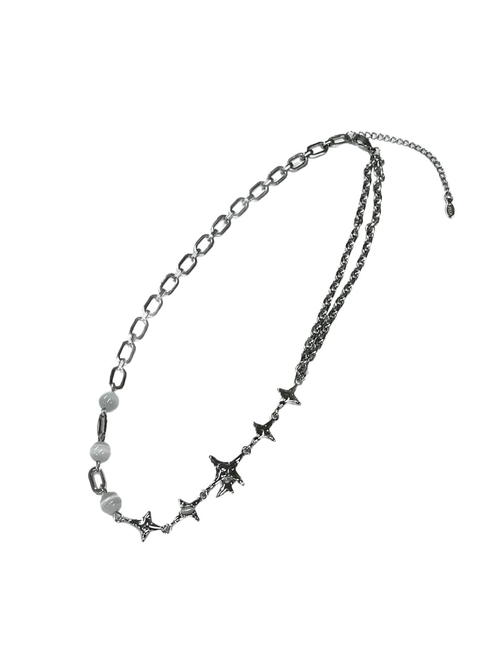 アクセサリー yu-to 受注制【Never mind the XU】galaxy chain necklace / 【ネバー