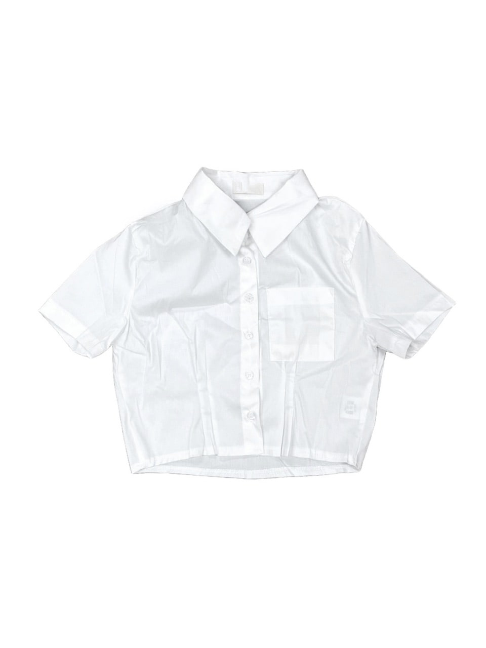 受注制【XU DOG】pintuck cropped shirt (3color)