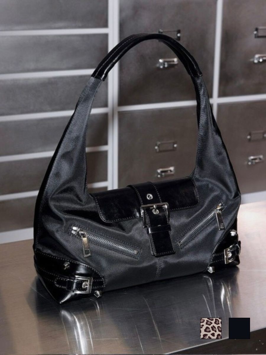 11/6 再入荷【NOT KNOWING】Small Moto Hobo Bag / 【ノットノーイング】スモールモトホボバッグ