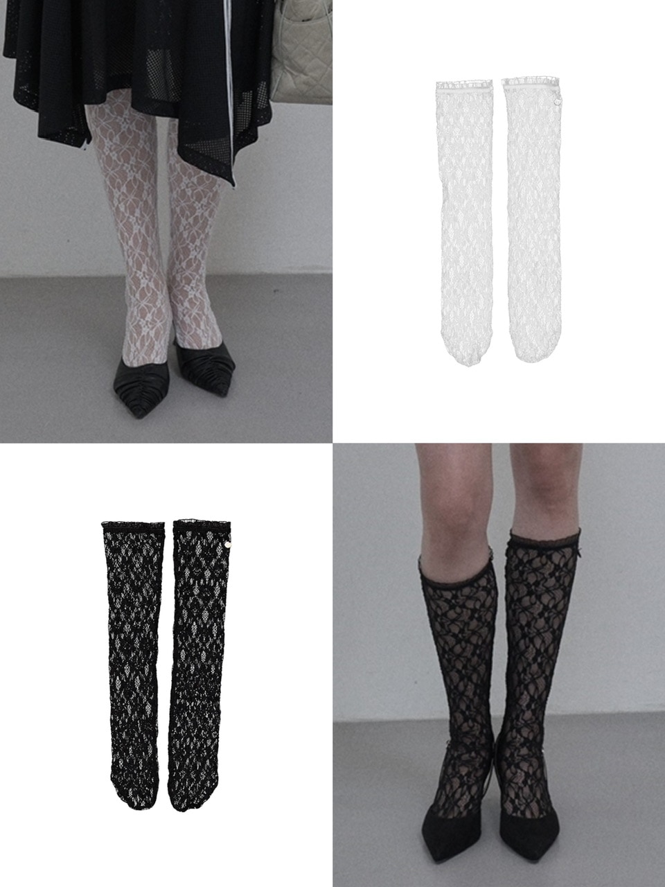 【SETUP‐EXE】LACE LONG SOCKS