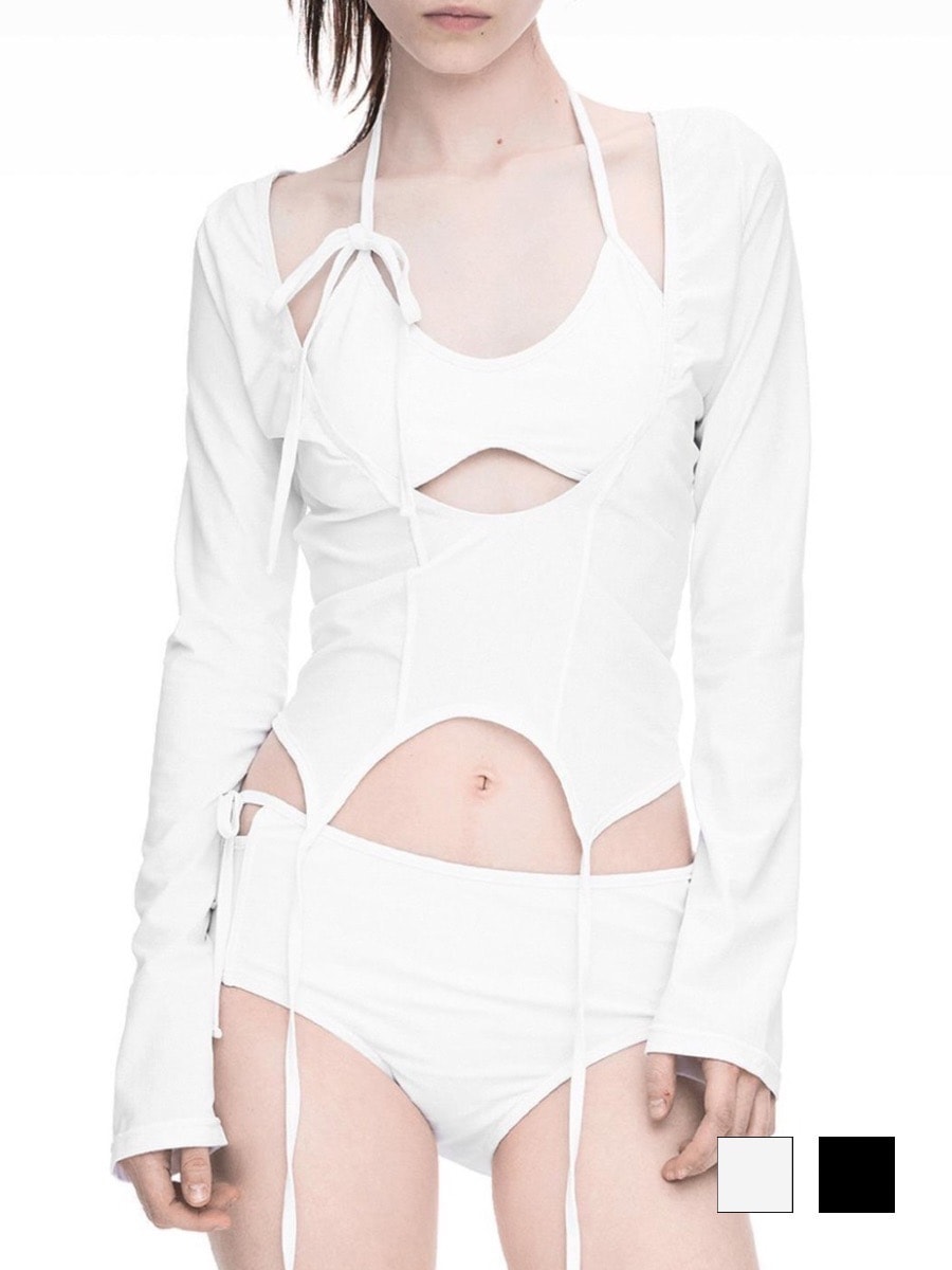 NACHE】3-PIECE GARTER SWIM SUIT | OUR BRAND,NACHE | PRESSING