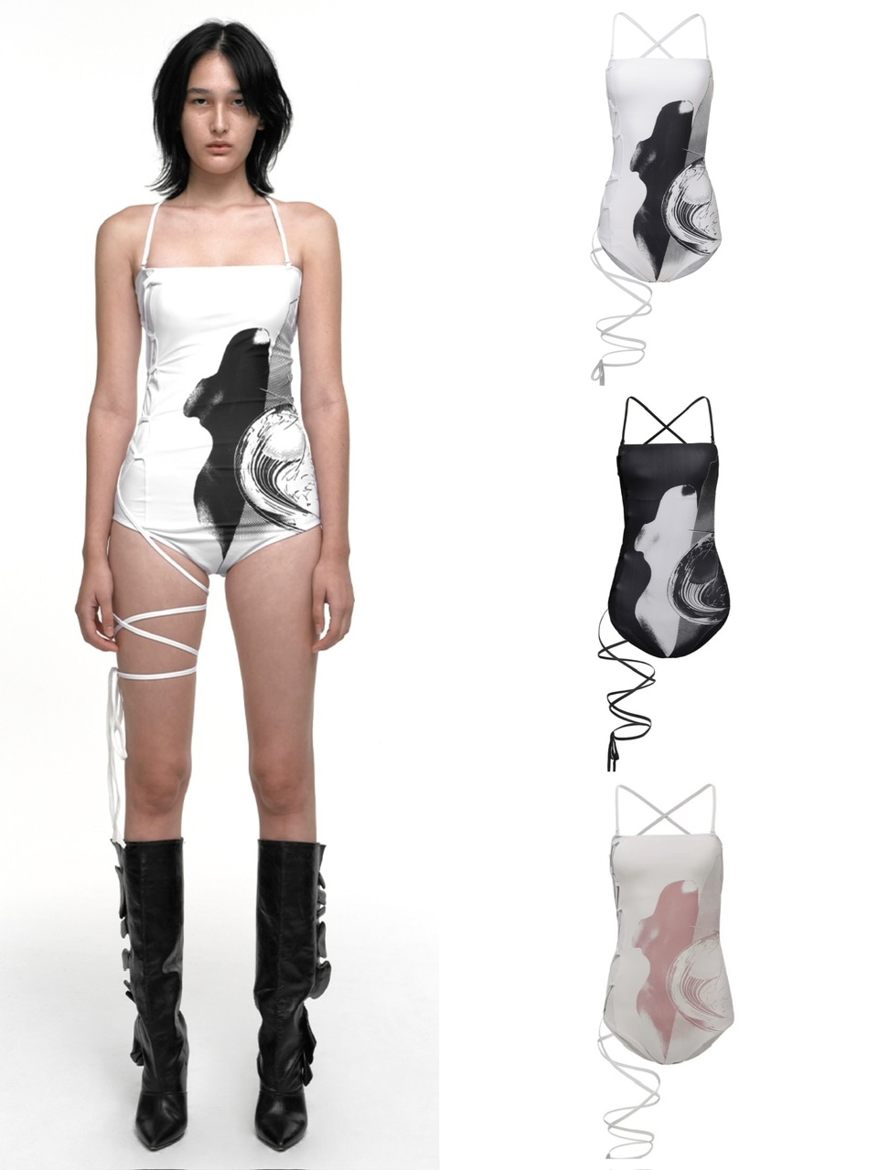水着・ラッシュガード NACHE COSMIC SWIM SUIT LIGHT GRAY 5/22再入荷【NACHE】COSMIC SWIM SUIT | OUR BRAND,NACHE