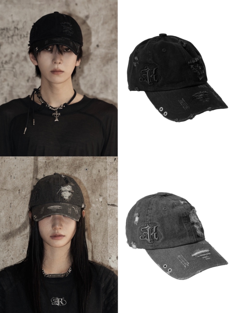 帽子 Rosen Kreuz PLANET LOGO DAMAGE CAP Rosen Kreuz】PLANET LOGO DAMAGE CAP (2color) | OUR BRAND