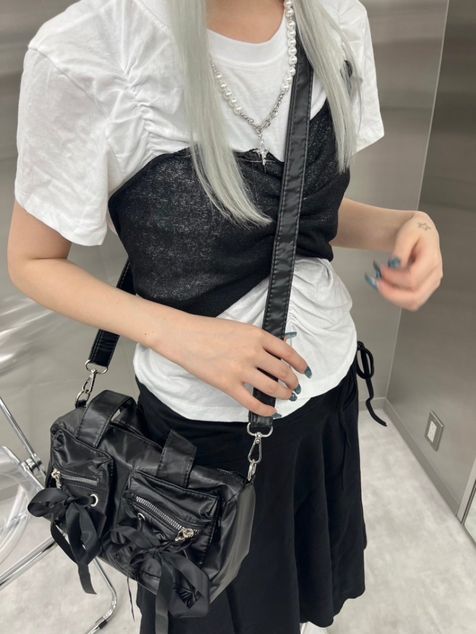 【nmtc +】ribbon mini 2way bag (3color)