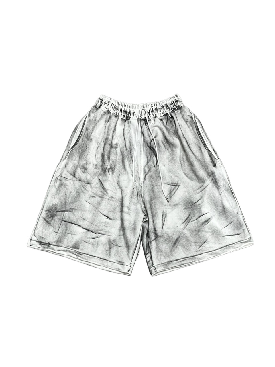 受注制【XU DOG】dirty washing sweat shorts