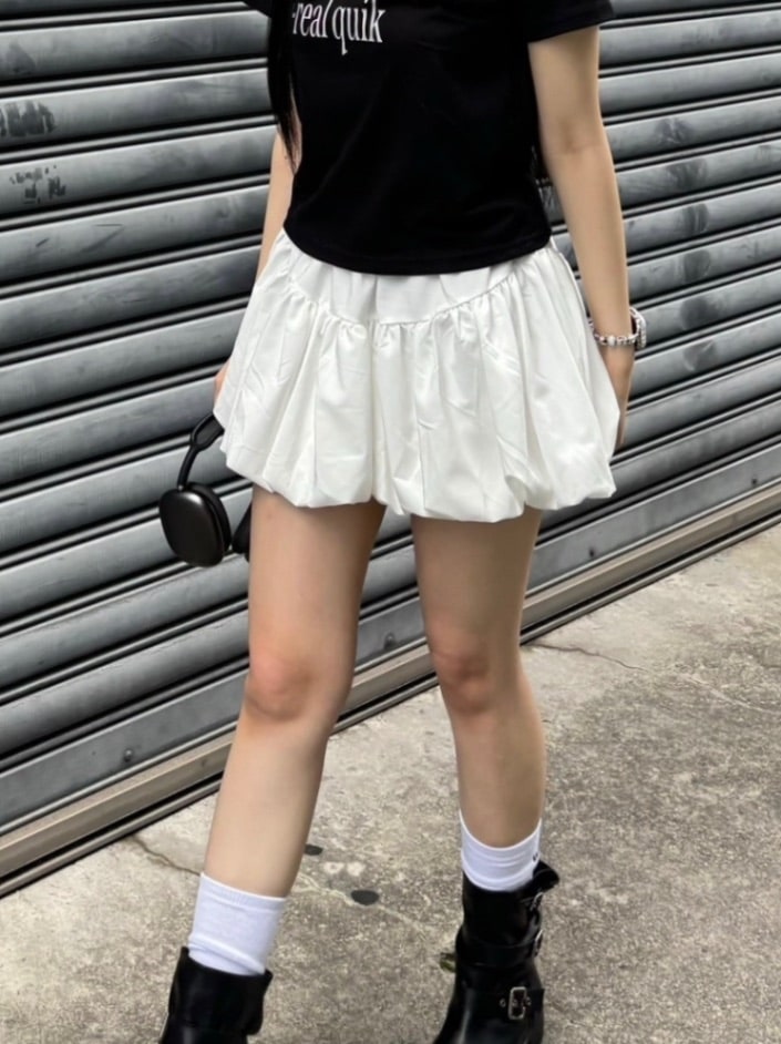 【BINARY01】★Cladi Balloon Mini Skirt 2color 韓国発★ 受注制【OaKS】balloon mini skirt (2color) | OUR BRAND,OaKS