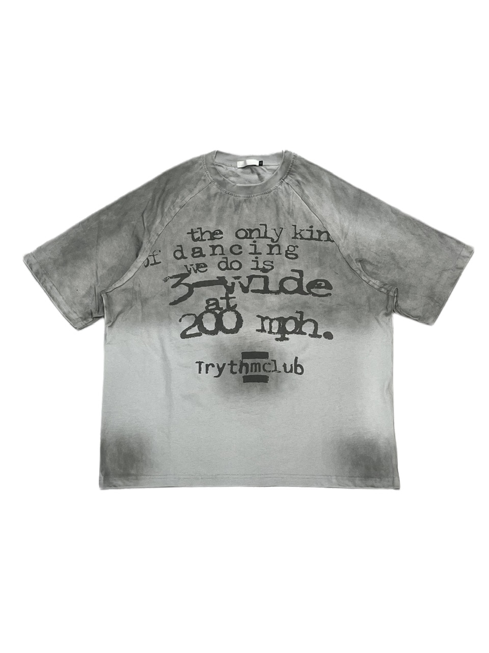 【XU DOG】washed design t-shirts (2color)