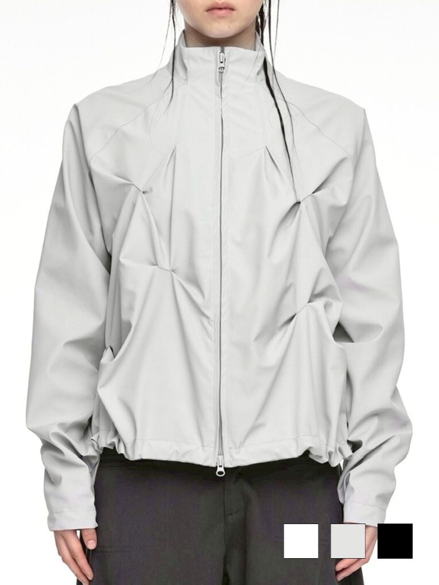 【NACHE】PINTUCK WIND BREAKER (UNISEX)