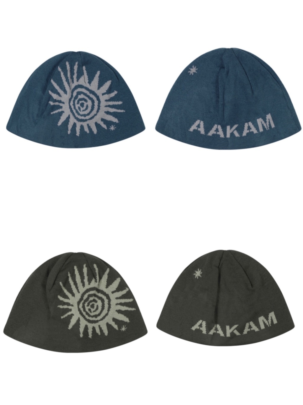 2/15再入荷【AAKAM】Sun Jacquard Beanie