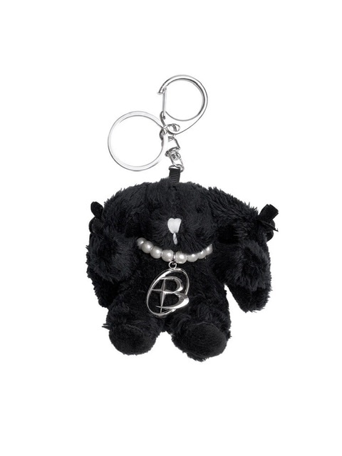 【BLACKPURPLE】24SS★ Bongbong Ribbon Rabbit Keyring BLACK PURPLE】Bongbong Ribbon Rabbit Keyring | OUR BRAND