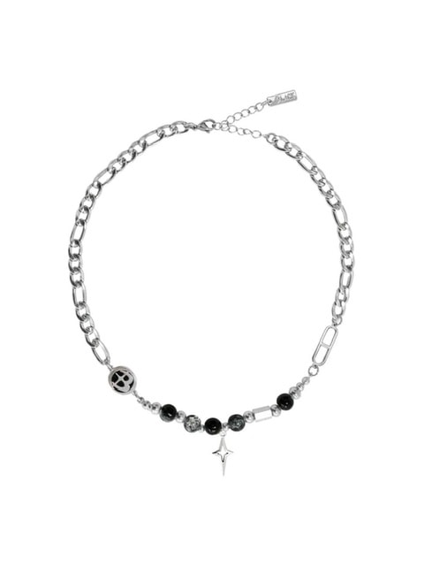 【BLACKPURPLE】24SS★ Montero Chain Necklace BLACK PURPLE】Montero Chain Necklace | OUR BRAND,BLACK