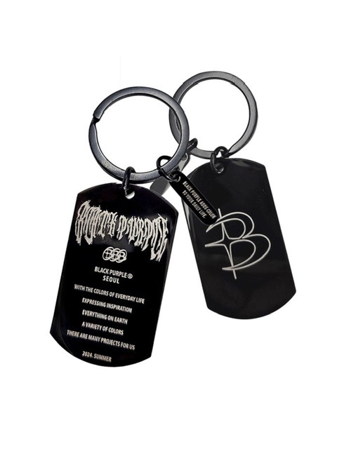 【BLACK PURPLE】Night County Row Keyring