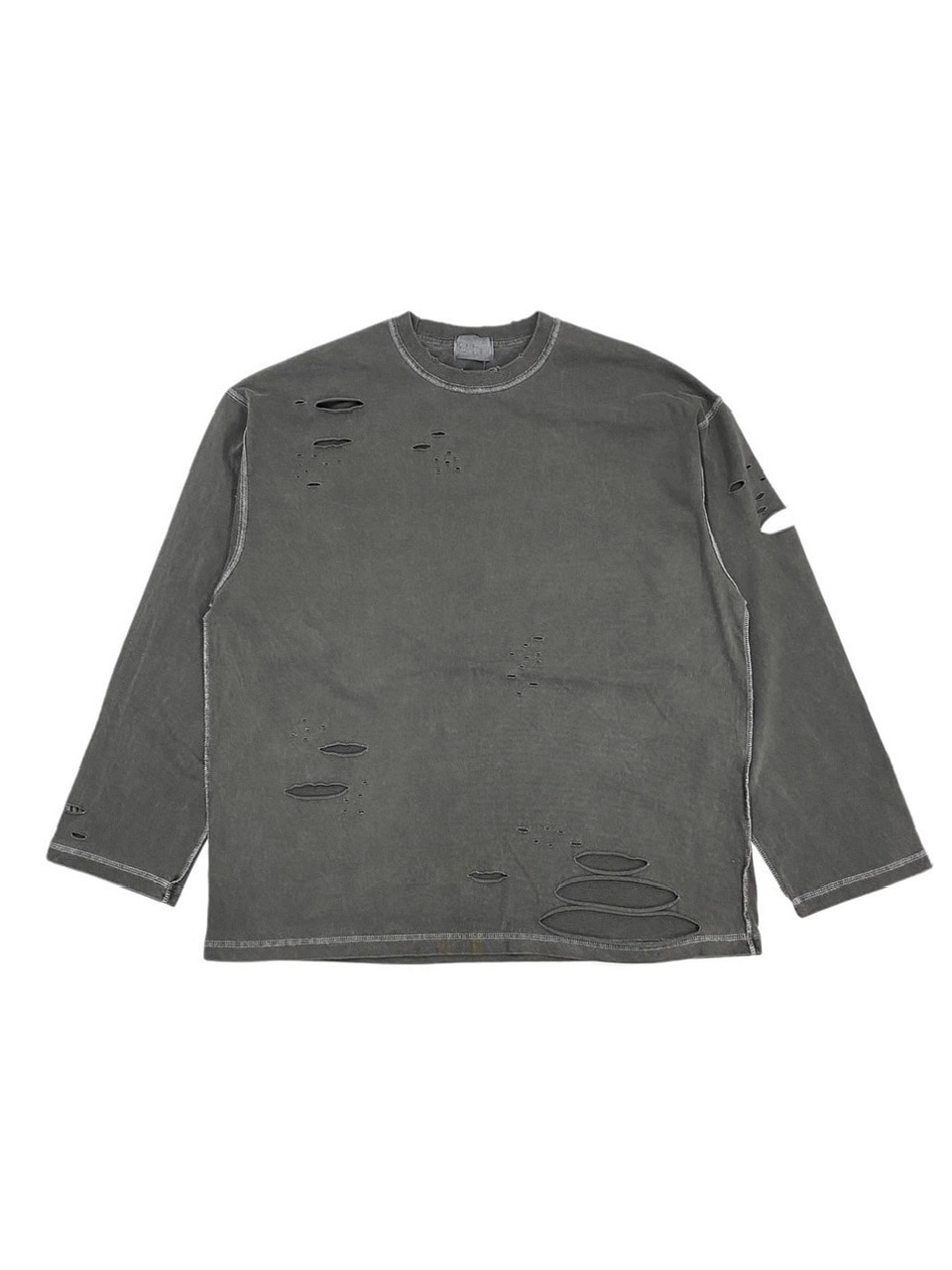 受注制【XU DOG】damage long sleeve tee 2 (3color)