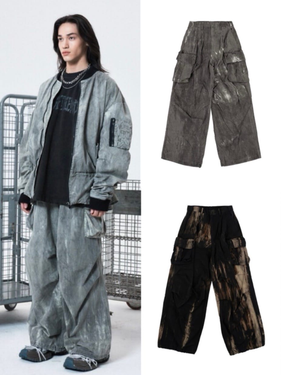 【SATIIIZ】Daf Balloon Nylon Jogger Pants ITEM,BOTTOMS,CARGO / JOGGER PANTS | PRESSING WEB SHOP