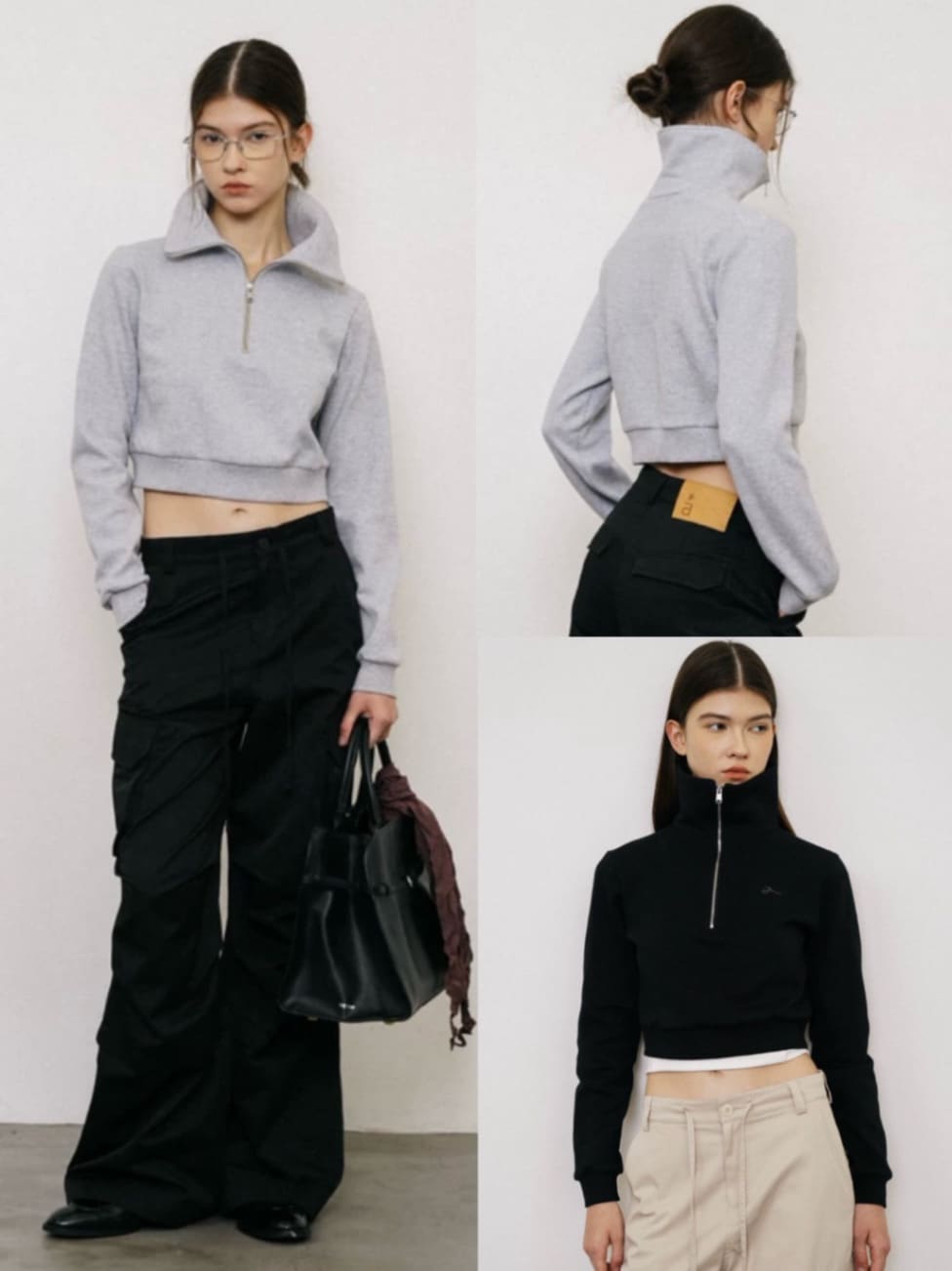 【ARCH by ROARINGWILD】Short Half-Zip Commuter Sweatshirt (Women's)