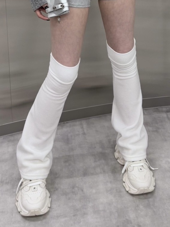 受注制【nmtc +】simple flare legwarmer (3color)