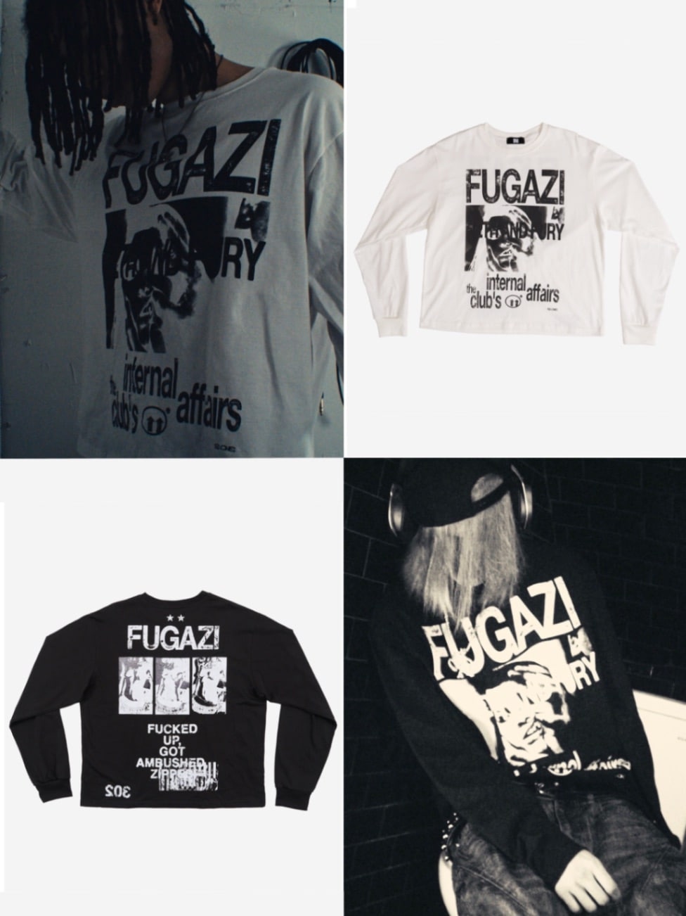 [SUNDAYOFFCLUB] Fugazi Long Sleeve T-Shirt/追跡付 SUNDAY OFF CLUB】Fugazi Long Sleeve T-Shirt | OUR BRAND